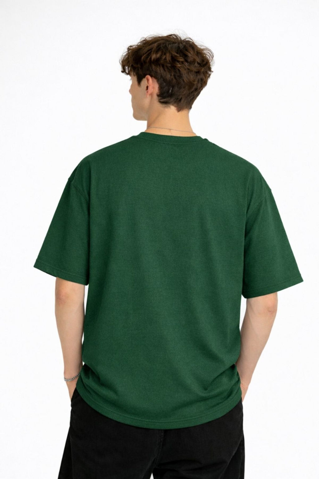MN - Bear Baskılı Oversize Tişört HAKI
