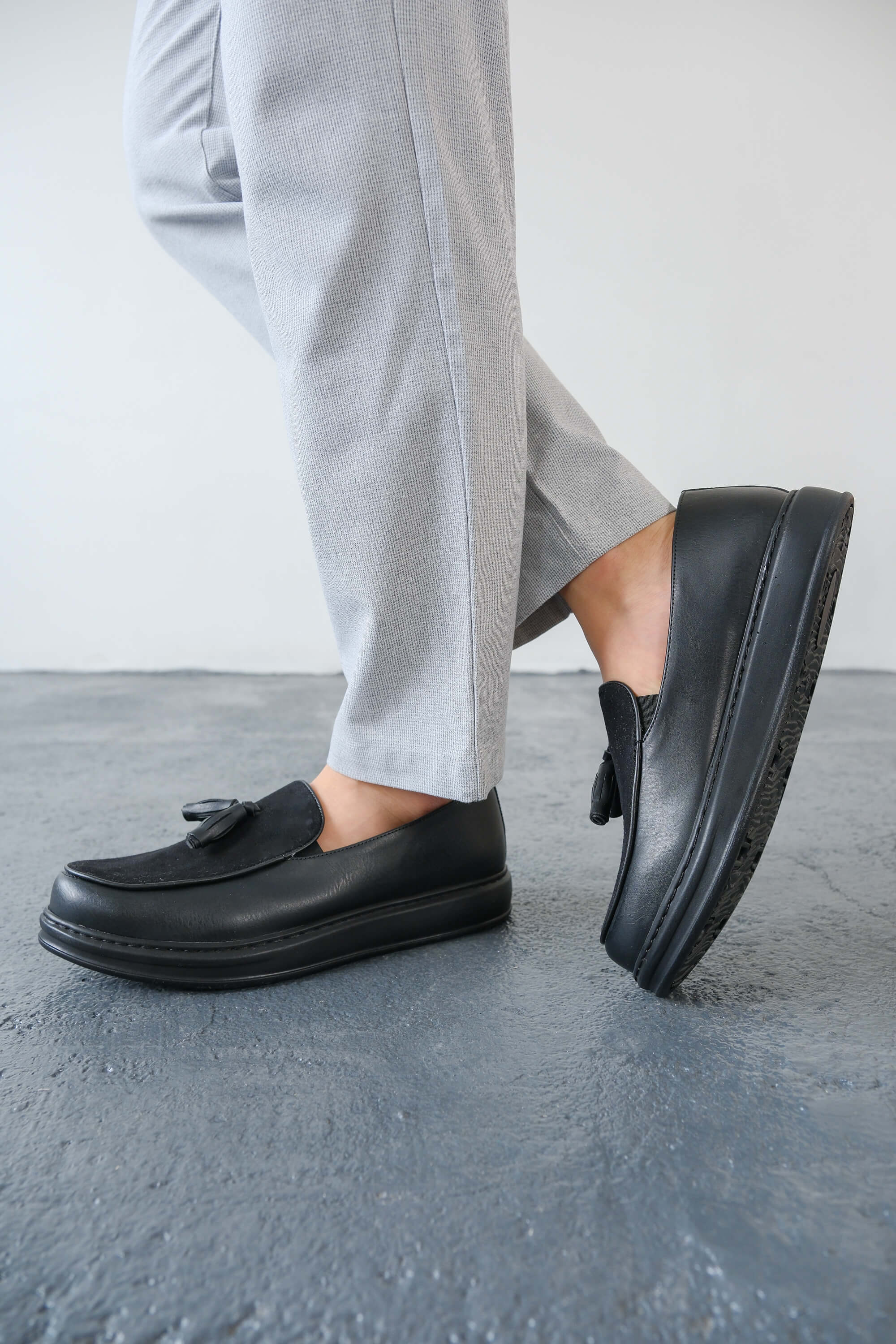 MN002 - CST Loafer Pelle Erkek Ayakkabı SIYAH