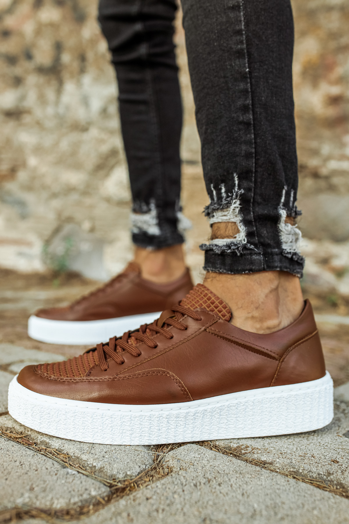 MN017 - FBT Pyramid Erkek Ayakkabı TABA